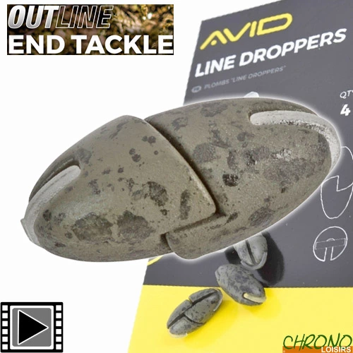 Plombée Avid Carp Line Droppers (par 4)