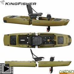 Point 65°N Kayak Point 65°N KingFisher Solo Modulable Vert Armée 1 Place