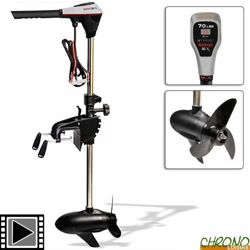 Moteur Electrique Rhino BLX 70lbs 12V