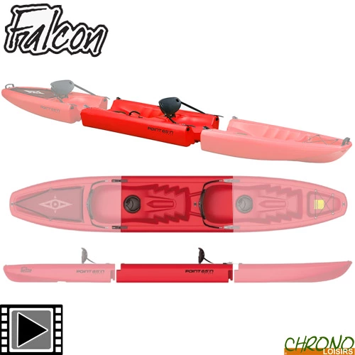 Point 65°N Kayak Point 65°N Falcon Section Supplémentaire Rouge