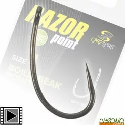 Hameçon Carp Spirit Razor Short Curve Shank (par 10)