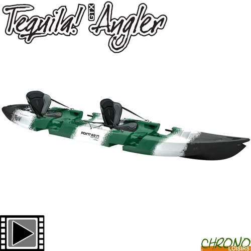 Point 65°N Kayak Point 65°N Tequila Angler Duo Sit-On-Top Modulable Camo 2 Places