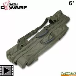 Nash Tackle Fourreau Nash Dwarf Double Skin 2 Cannes 6'