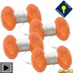 Repère D'Amorçage Carp Spirit Auto A.L.S. Orange (les 4)