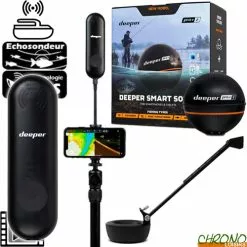 Kit Sondeur Bateau Amorceur Deeper PRO+ V2 + Amplificateur Wifi