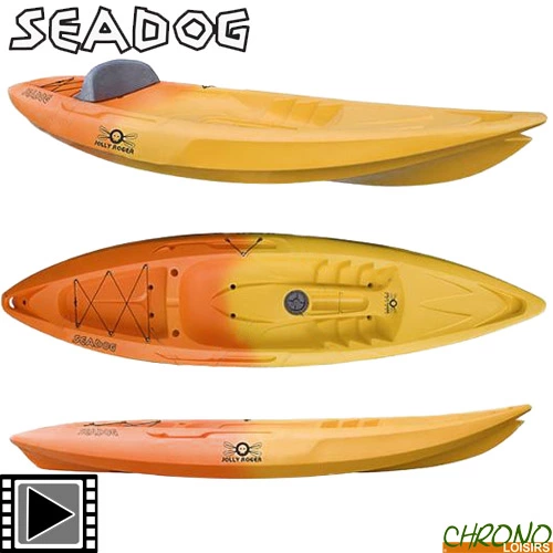 Point 65°N Kayak Point 65°N Seadog Sit-On-Top Monobloc Jaune/Orange 1 Place