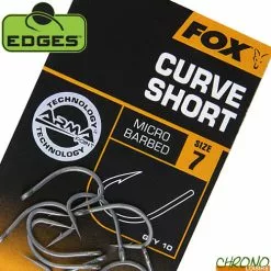 Hameçon Fox Edges Armapoint Curve Shank Short (par 10)