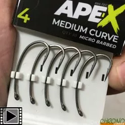 Hameçon RidgeMonkey Ape-X Medium Curve (par 10)