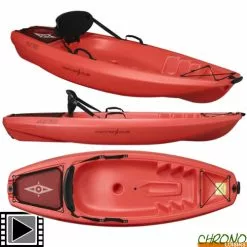Point 65°N Kayak Enfant Point 65°N Plutini Sit-On-Top Rouge