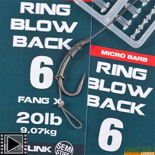 Nash TT Bas De Ligne Nash Ring Blow Back Rig