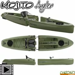 Point 65°N Kayak Point 65°N Mojito Angler Solo Sit-On-Top Modulable Vert 1 Place