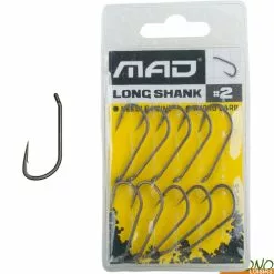 MAD® Hameçon MAD Long Shank Hook (par 10)