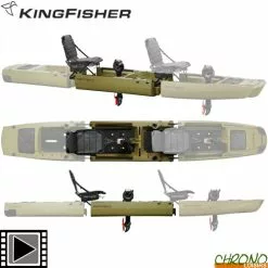 Point 65°N Kayak Point 65°N KingFisher Section Supplémentaire Vert Armée