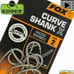 Hameçon Fox Edges Armapoint Curve Shank X (par 10)