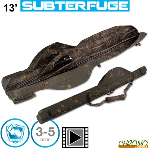 Nash Tackle Fourreau Rigide Nash Subterfuge Hi-Protect 3 Cannes 13'