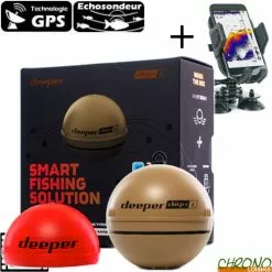 Sondeur GPS Deeper Smart Sonar CHIRP+ 2 + Support Ecran